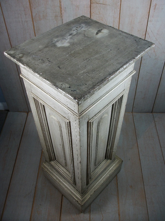 Painted Bust Stand Column Pedestal